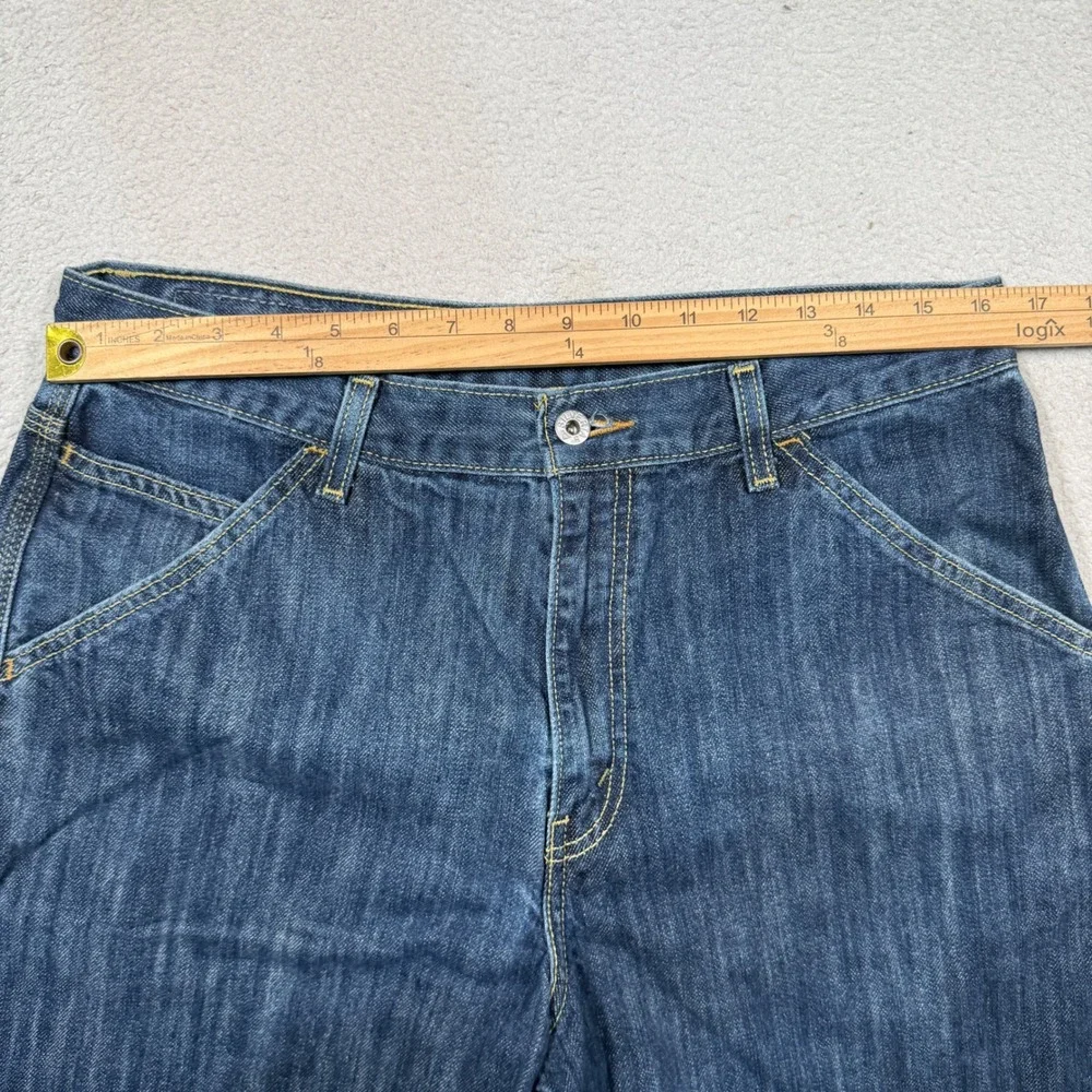 Vintage Y2K Levis SilverTab Carpenter Shorts Mens 33 Blue Baggy Denim Utility